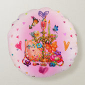 パステルキュート ラウンドクッション (裏面)