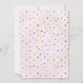 パステルキュート 招待状 (裏面)