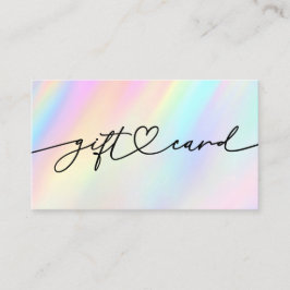 パステルギフト券 名刺