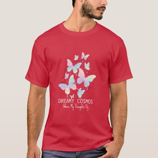 パステルギャラクシー蝶ドリームコア Tシャツ (正面)