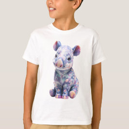 パステルギャラクシー　まだら　バンタン　キッズ Tシャツ