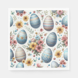 パステルギンガムイースターエッグナプキン スタンダードランチョンナプキン