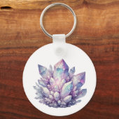 パステルクォーツクラスター キーホルダー (正面)