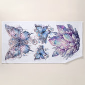 パステルクォーツクラスター ビーチタオル (正面)