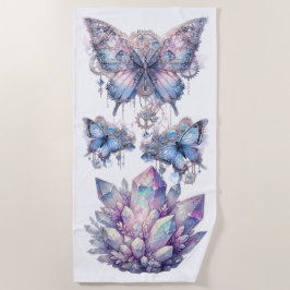 パステルクォーツクラスター ビーチタオル