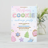 パステルクッキー交換パーティー 招待状 (スタンド正面)