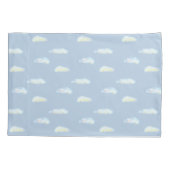 パステルクラウドオンライトブルー 枕カバー (裏面)