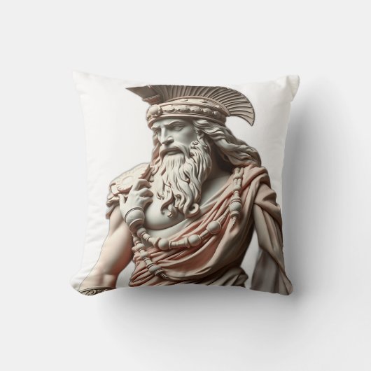 パステルクラシカル戦士の像 クッション (正面)