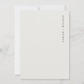 パステルクラッシー華美ウォーターカラーピーコック結婚ズ 招待状 (裏面)