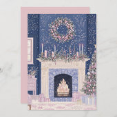 パステルクリスマスカード シーズンカード (正面/裏面)