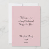 パステルクリスマスカード シーズンカード (裏面)