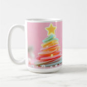 パステルクリスマススワール コーヒーマグカップ (左)