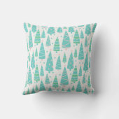 パステルクリスマスツリーフォレスト クッション (裏面)