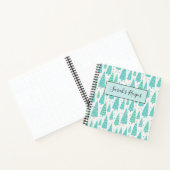 パステルクリスマスツリーフォレスト ノートブック (内部)