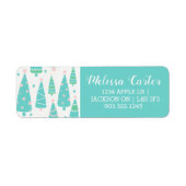パステルクリスマスツリーフォレスト ラベル (正面)