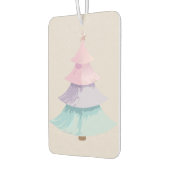 パステルクリスマスツリー カーエアーフレッシュナー (左)