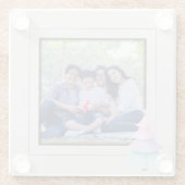 パステルクリスマスツリー ガラスコースター (裏面)