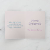 パステルクリスマスツリー シーズンカード (内部)