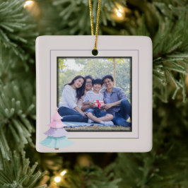 パステルクリスマスツリー セラミックオーナメント