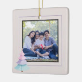 パステルクリスマスツリー セラミックオーナメント (左)