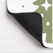 パステルクリスマスツリー マウスパッド (コーナー)