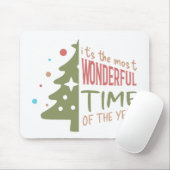 パステルクリスマスツリー マウスパッド (マウス)