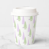 パステルクリスマスツリー 紙コップ (裏面)