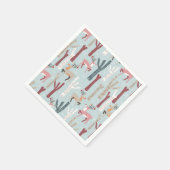 パステルクリスマスナプキン スタンダードカクテルナプキン (角)