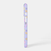 パステルクリスマスパターン iPhone 16ケース (左側面)