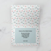 パステルクリスマスピックルボールサンタ シーズンカード (内部)