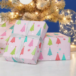 パステルクリスマス包装紙 ラッピングペーパー