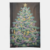 パステルクリスマス キッチンタオル (縦)