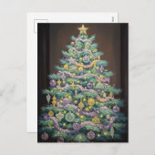 パステルクリスマス シーズンポストカード (正面/裏面)