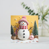 パステルクリスマス - フラットホリデーカード シーズンカード (スタンド正面)