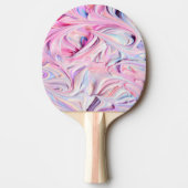 パステルクリーミーつや消し 卓球ラケット (正面)