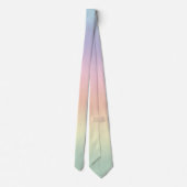 パステルグラディエントレインボー ネクタイ (裏面)