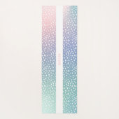 パステルグラディエント+スポット(付ストライプき) パーソナライズされた ヨガマット (裏面)