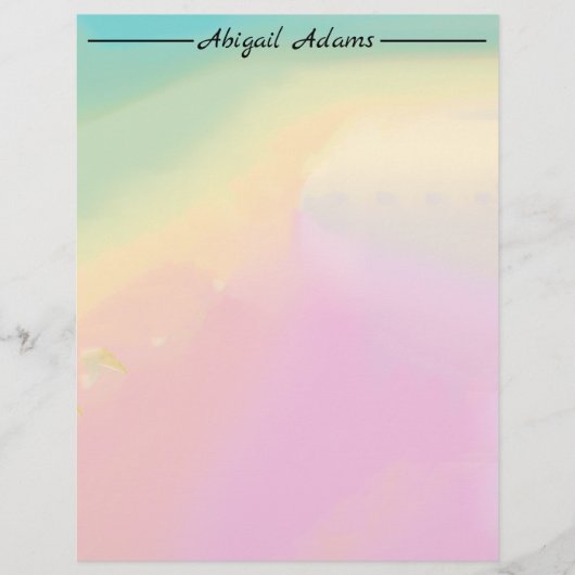パステルグラディエント レターヘッド (正面)