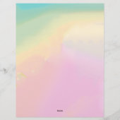 パステルグラディエント レターヘッド (裏面)
