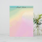 パステルグラディエント レターヘッド (スタンド正面)