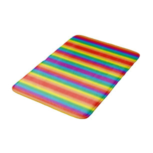 パステルグラデーションゲイLGBTプライドレインボーフラグ バスマット