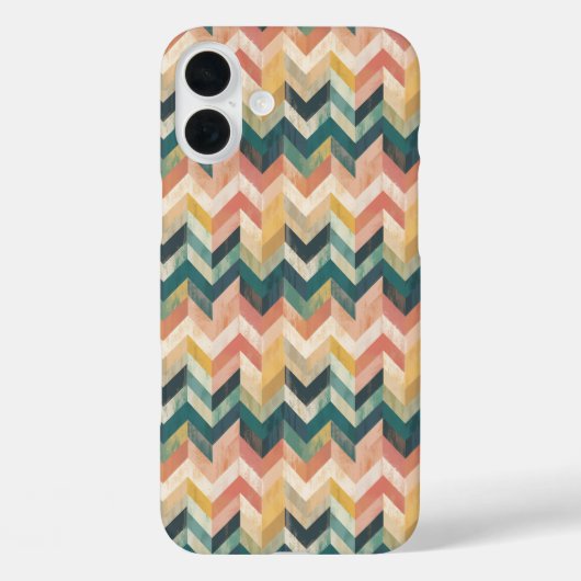 パステルグラデーションシェブロン調和 Case-Mate iPhoneケース (裏面)