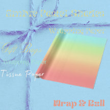 パステルグラデーションシェードラッピング紙