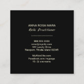 *~*パステルグラデーションフォイルグリッター霊気マスターシンボル スクエア名刺 (裏面)