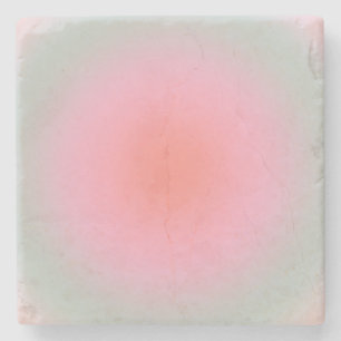 パステルグラデーションミニマリストオーラ ストーンコースター