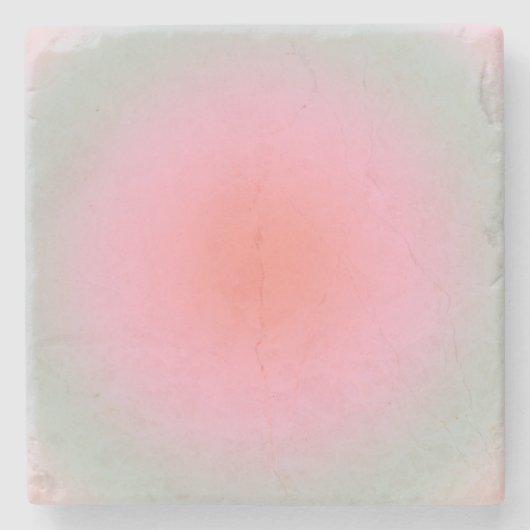 パステルグラデーションミニマリストオーラ ストーンコースター (正面)