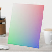 パステルグラデーションレインボーカラーズペデスタルサイン 台座サイン (インサイチュ)