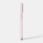 パステルグラデーション幾何学模様 iPhone 15ケース (右側面)