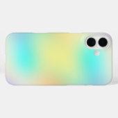 パステルグラデーション 青 黄色 紫 Case-Mate iPhoneケース (裏面 (横))
