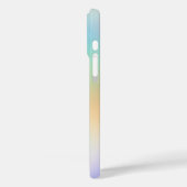 パステルグラデーション 青 黄色 紫 Case-Mate iPhoneケース (裏面 / 左)